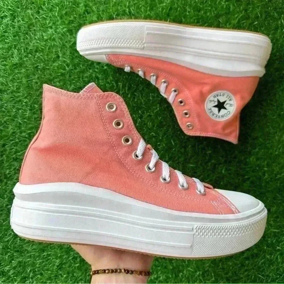 Converse Shoes - Converse Chuck Taylor All Star Move Hi Lawn Flamingo